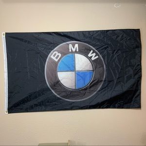 BMW Logo 3’ x 5’ Flag Banner Great for College Dorm Room Mancave Garage Shop